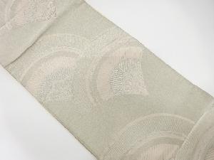 アンティーク　青海波に華紋織り出し袋帯（材料）